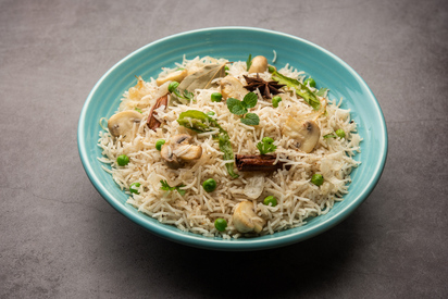 Mushroom Pilau Rice